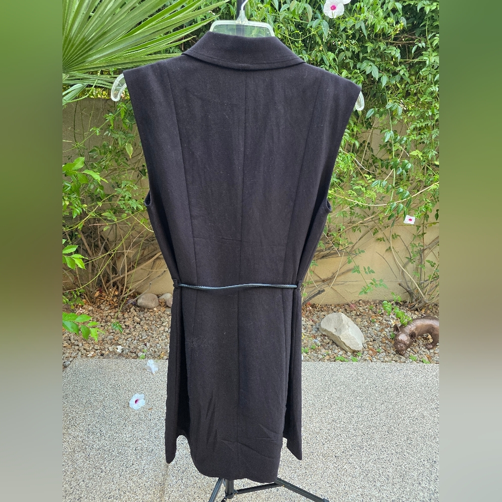 NWT H&M Chic Tie Belt Jacket Dress with Notched Lapels - Picture 4 of 8